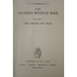 Books: Winston Churchill "The Second World War" in 6 volumes. Volume 1 published 1949, all others