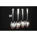 Hallmarked Silver: Serving spoons London various dates and makers 8oz (approx).