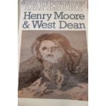 Ellis Family Archive - Exhibition Posters: Henry Moore 1980 West Dean Sussex Tapestry Exhibition