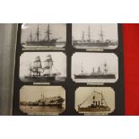 Military: Postcards, warships of both world wars, including Hood blowing up, Ark Royal sinking,