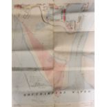 MARITIME HISTORY: Extremely rare original ordnance survey map owned by The Corporation of