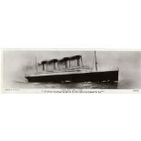 R.M.S. TITANIC: Book post-disaster card. The ill-fated White Star Liner Titanic, sunk by collision