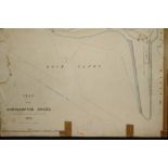 MARITIME HISTORY: Rare colour plan of Southampton Docks, circa 1876, Alfred Giles, Engineer, mounted