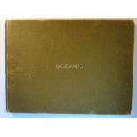 WHITE STAR LINE/BOOKS: "New Twin Screw Steamship Oceanic of the White Star Line", rare hardbound