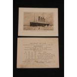 R.M.S. OLYMPIC: Abstract of log pair, Voyage 16th August 1912, Voyage 23rd July 1913. Both with