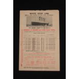 WHITE STAR LINE: Unusual advertising flyer promoting 'R.M.S. Olympic the largest vessel in the