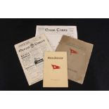 R.M.S. OLYMPIC: Publicity brochure, copies of The Ocean Times 1924 and 1930, plus a 1932 passenger