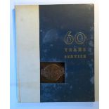 OCEAN LINER: Unusual Thomas Ward 60 years of service 1878-1938 souvenir promotional hardback book.