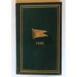 WHITE STAR LINE/BOOKS: Rare 1893 hardbound booklet of tide tables, sailings, passages, etc.