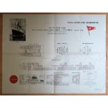 R.M.S. OLYMPIC: Unusual Plan of Second Class Accommodation - The Mammoth Triple Screw R.M.S. Olympic