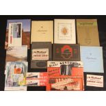 OCEAN LINER/CUNARD: Collection of pre-war and later publicity brochures including Aquitania (4),