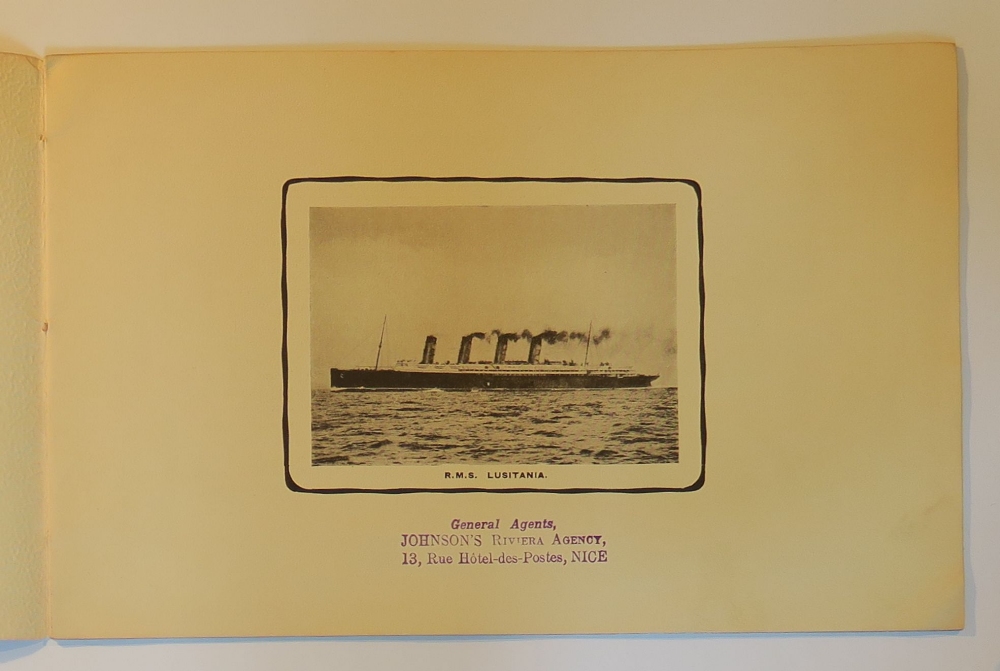 CUNARD: Cunard Line Lusitania & Mauretania - The Largest and Fastest Steamers in the World, eight - Image 2 of 2