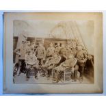 R.M.S. TITANIC: The crew of the Mackay-Bennett, original vintage photograph of the crew of the