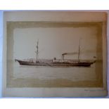 R.M.S. TITANIC: Original vintage photo of the Mackay-Bennett, circa 1900. Approx. 11½ins. x 9¼ins.