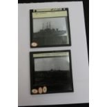 Military Photographic Magic Lantern Slides: Showing submarines from the axis and allied powers,