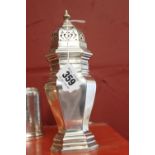 Hallmarked Silver: Sugar sifter, 8¼ins. London. 8oz.