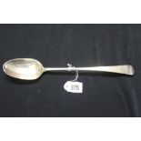Hallmarked Silver: Serving spoon, London 1780, George Smith III. Approx. 3.6oz.