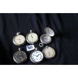 Watches: Early 20th cent. Watches x 5, plus a Dennison WWI 1918 pocket compass.