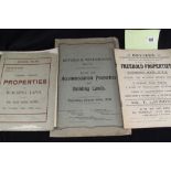 Devizes Ephemera: Sale of land and property catalogues held in the Bear Hotel, Devizes including