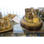 Danbury Mint: Windsor Castle from the collection Castle of the Monarchy, the model stands on a treen