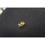 Gold: Scrap rings one hallmarked 18ct., second tests 18ct. 14grams. (2).