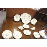 20th cent. Ceramics: Limoges Haviland part dinner service. Serving plates 20ins, 16½ins, 14ins and 2