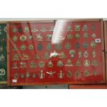 Military Cap Badges: Includes Royal Engineers, Berkshire, Buffs, Queens, Col Cyclists, Dragoons,