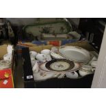 20th cent. Ceramics: Spode, Aynsley, etc. - cups, saucers, plates, meat ovals, oblong ceramics
