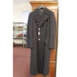 Militaria: Post war German Kriegsmarine Officers greatcoat.