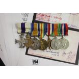 Medals/Militaria: Military Cross Medal group to Pte. W B Lawton-Goodman 1905 of the Liverpool