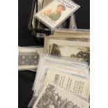 Postcards: Military in groups, single soldiers , POWs, Ships of the Royal Navy, Village, Country