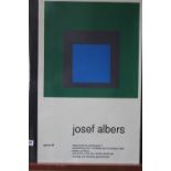 Ellis Family Archive: Jose Albers 1965 Galerie 58 exhibition poster 17ins. x 29ins.