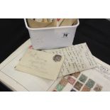 Stamps: Royal Illustrated Stamp Album 1929, World Stamps plus a tub of loose stamps, some cuts and