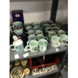 20th cent. Ceramics: Adams Liberty Year mugs 1 x 78, 1 x 84, 1 x 90, 1 x 92, 2 x 93, 1 x 94, 1 x 95,