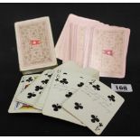 WHITE STAR LINE: Boxed set of playing cards, house flag to reverse.