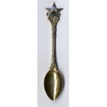 R.M.S. OLYMPIC: Silver hallmarked spoon, Birmingham 1913 made by Arthur Fenwick, Vyse St,