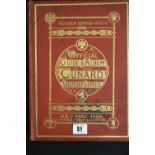 MARITIME - BOOKS: "Official Guide and Album of the Cunard Steamship Service" 1877-78, 262 pages,
