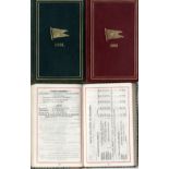 WHITE STAR LINE/BOOKS: Three rare books - 1). 1893 hardbound booklet of tide tables, sailings,