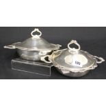 WHITE STAR LINE: Goldsmith & Silversmiths Company Regent plate graduated vegetable tureens with