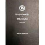Militaria: Rare hardbound Third Reich book "Seniority List of the Schutzstaffel of the NSDAP as of