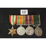 Military Medal Group To 2081420 GNR D.N. Lingard RA, Efficiently Medal, 39-45 Medal, Defence Medal