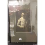 Photography: Period Furley Lewis signed photograph of Olympic fencer Felix Grave 10ins. x 8ins. in