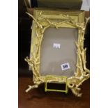 Picture Frames: Gilt frames picture size 2 x 4?ins. x 4?ins, 4ins. x 4ins, 3¼ins. x 3¼ins. plus