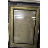 Militaria: Rare Dorchester militia announcement notice dated September 1799 in period gilt frame,