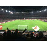 The Arsenal package includes tickets for two people in the platinum level balcony seats right behind