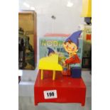 Toys: Unusual Chad Valley Noddy musical piano - boxed 7ins.