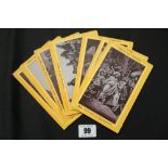 Russian Orthodox collection of usual early 20th cent cigarette cards depicting Christ and