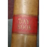 Books: Unused ledgers, leather & cloth bound "DayBook", "General Ledger A", Private Ledger No 3" and