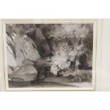 Paintings: Sir William Russell Flint 1880-1969 watercolour "Ash Tree and Gorge" with Fine Art