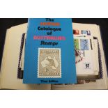 Stamps: Album of world stamps, a stock book of many GB stamps plus 40 FDC